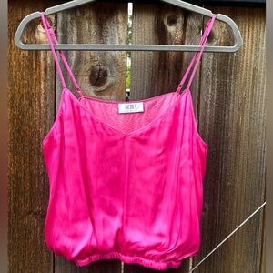 Hot Pink Satin Cami